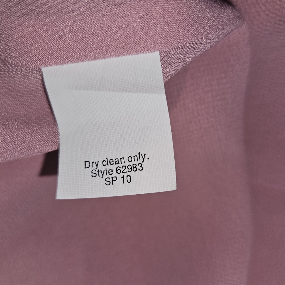 J Crew Pink Lilac Sophia Tricotine Silk Cocktail Midi Dress Sz 10 ? Coquette - Picture 11 of 14